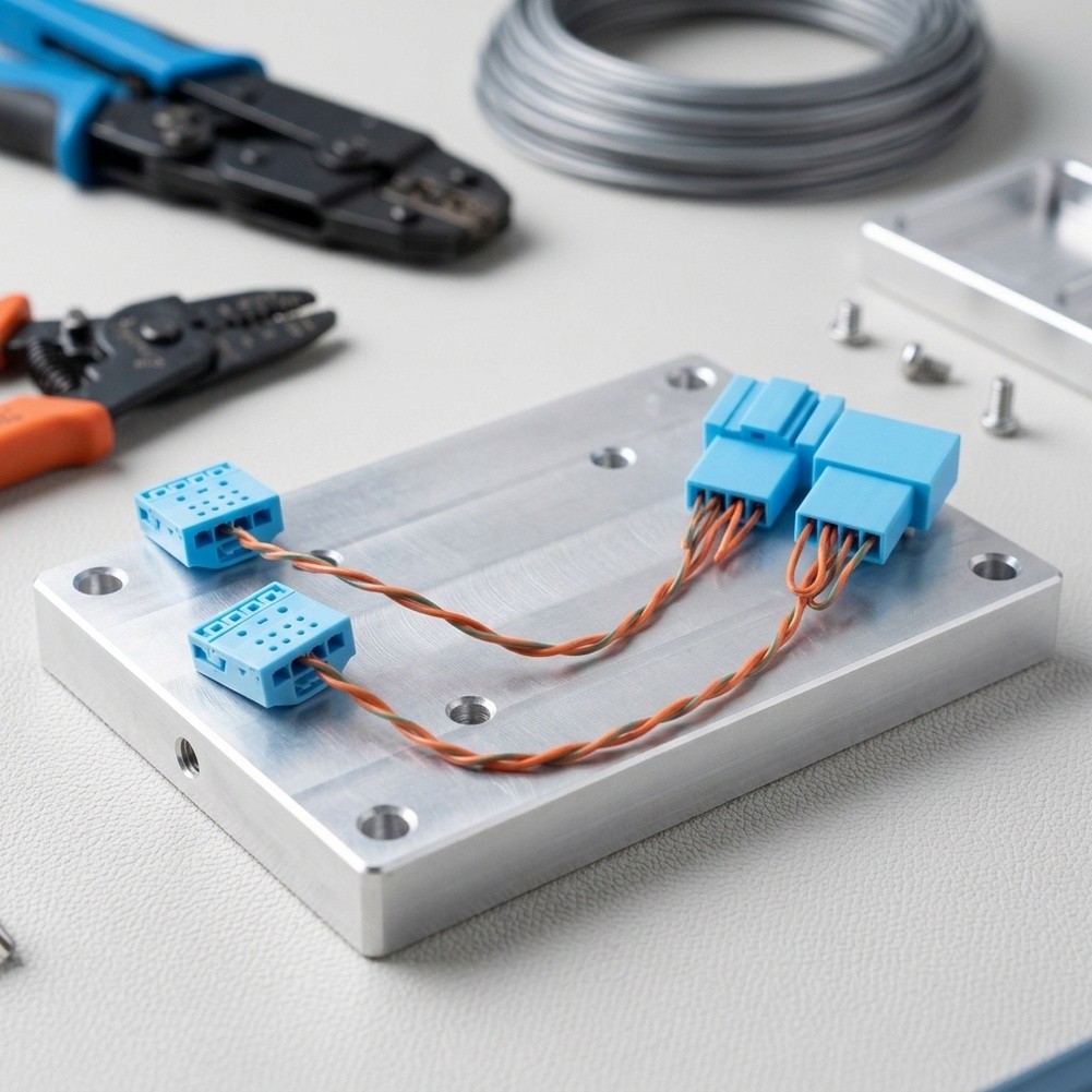 Audio Jumper Wire - Kabel Penghubung Subwoofer Mobil dengan Adaptor