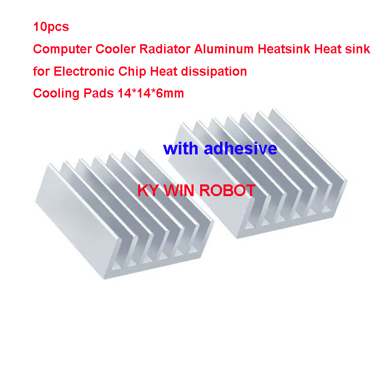 Heatsink Aluminum - 10 Buah Pendingin Radiator Aluminium Mini