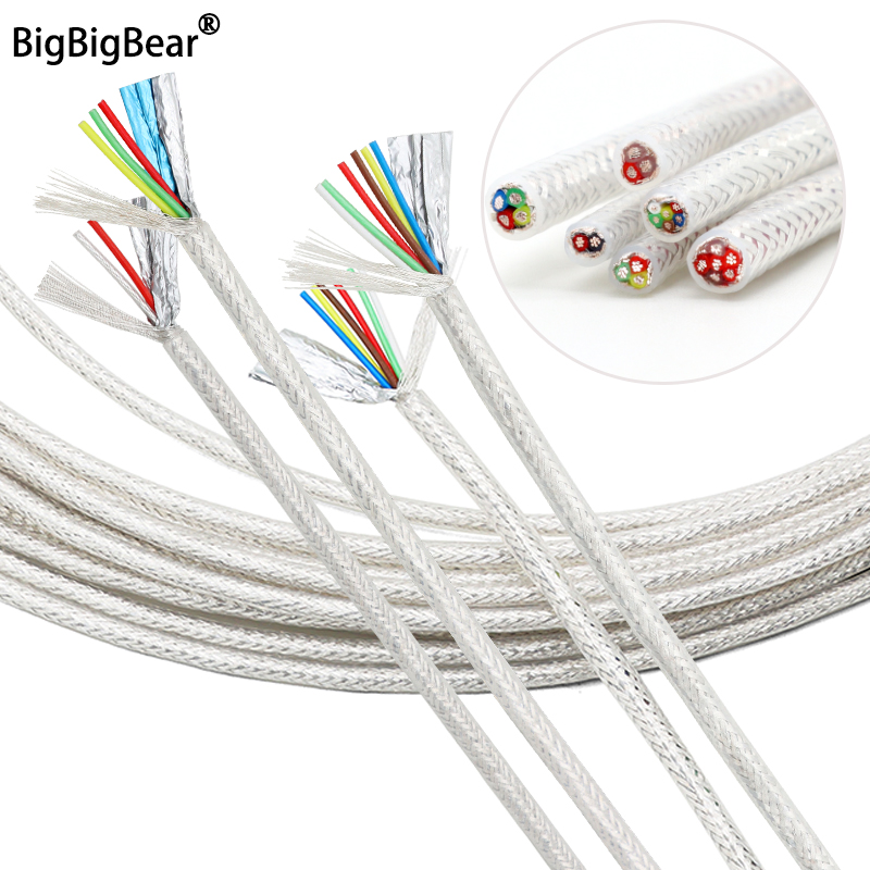 Audio Jumper Wire - 1/5/10M Kabel Terlindung FEP 2 3