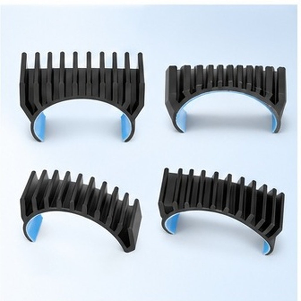 Heatsink Aluminum - Pendingin Motor Stepper Aluminium Bulat dengan