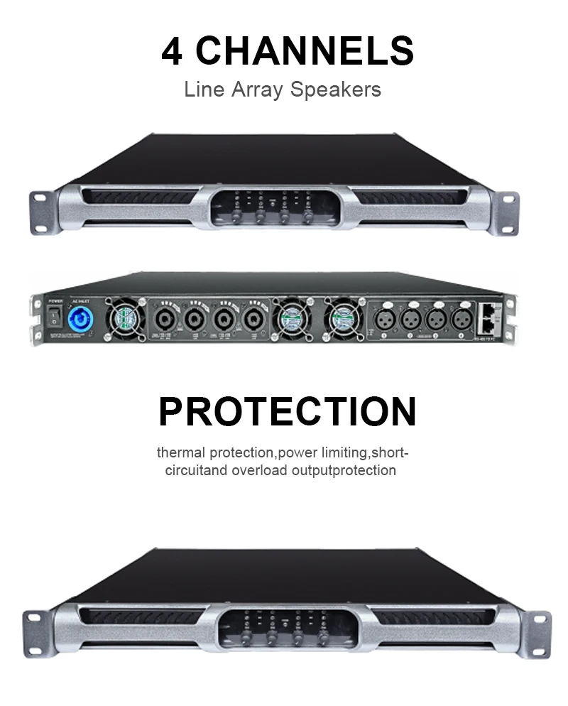Class D Amplifier - TLF PFA12KLedPeralatan Audio Profesional AC 85V-260V