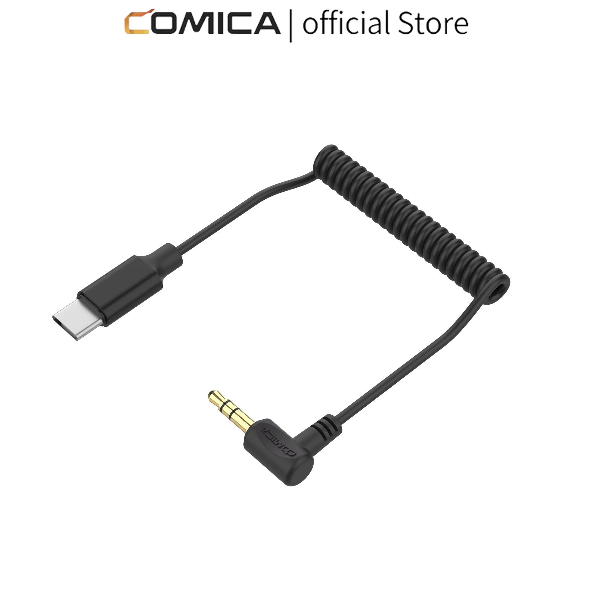 Trs Cable - Kabel Output Audio COMICA-CVM-D-UC-II-3.5mm-TRS-ke-USB-C-untuk-Smartphone-Android-Mikrofon-Nirkabel