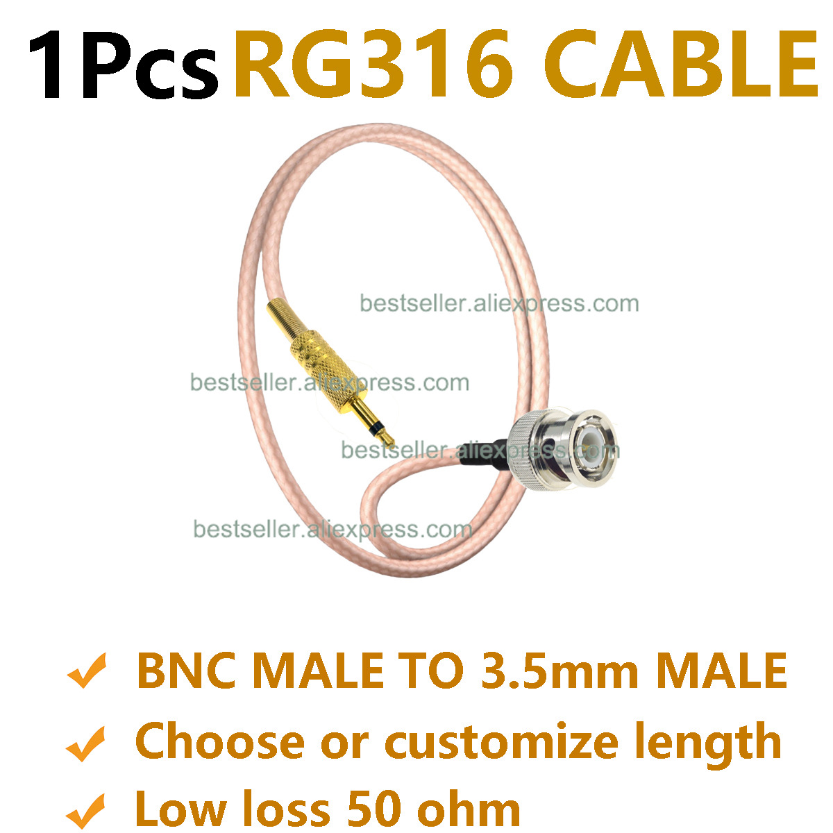 Audio Jumper Wire - 1Pcs Kabel Jumper Pigtail Koaksial RF
