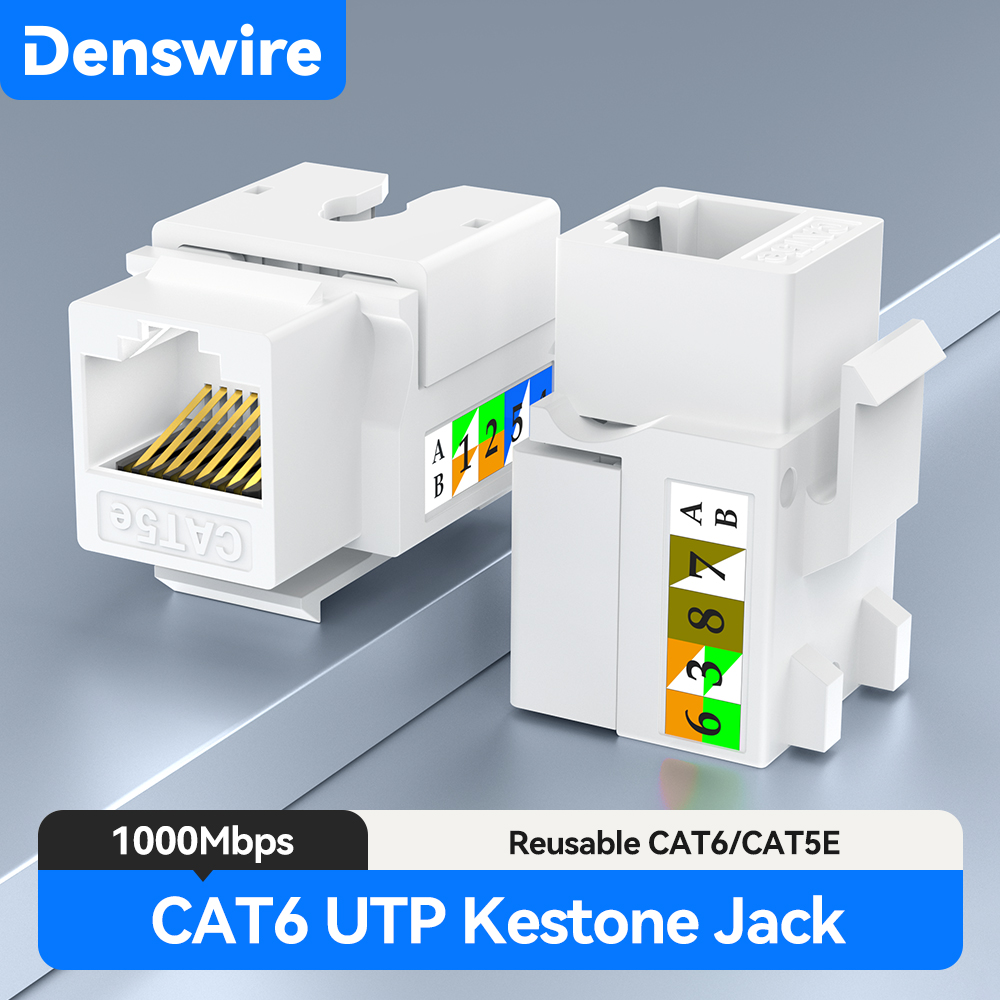 Rj45 Jack - Jack Keystone Denswire RJ45 Cat5E/6, Modul