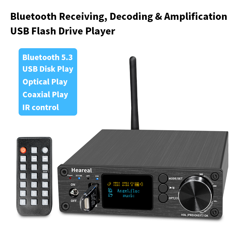 Passive Preamp - Penerima Audio Bluetooth 5.3 HiFi DAC