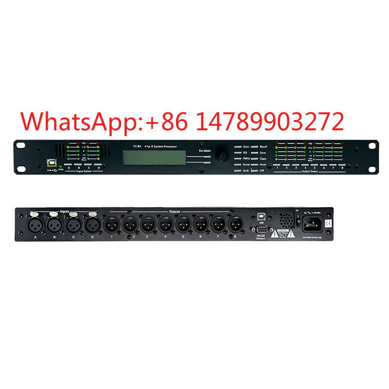 Speaker Crossover - YOLO PR4.8SP 4×8 Prosesor Audio Digital,