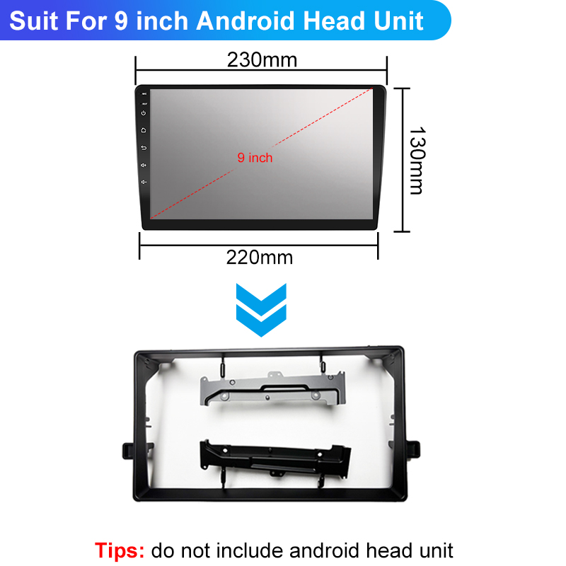 Frame Fascia Radio Stereo Andr - Audio Cable Rca ulasan dan harga