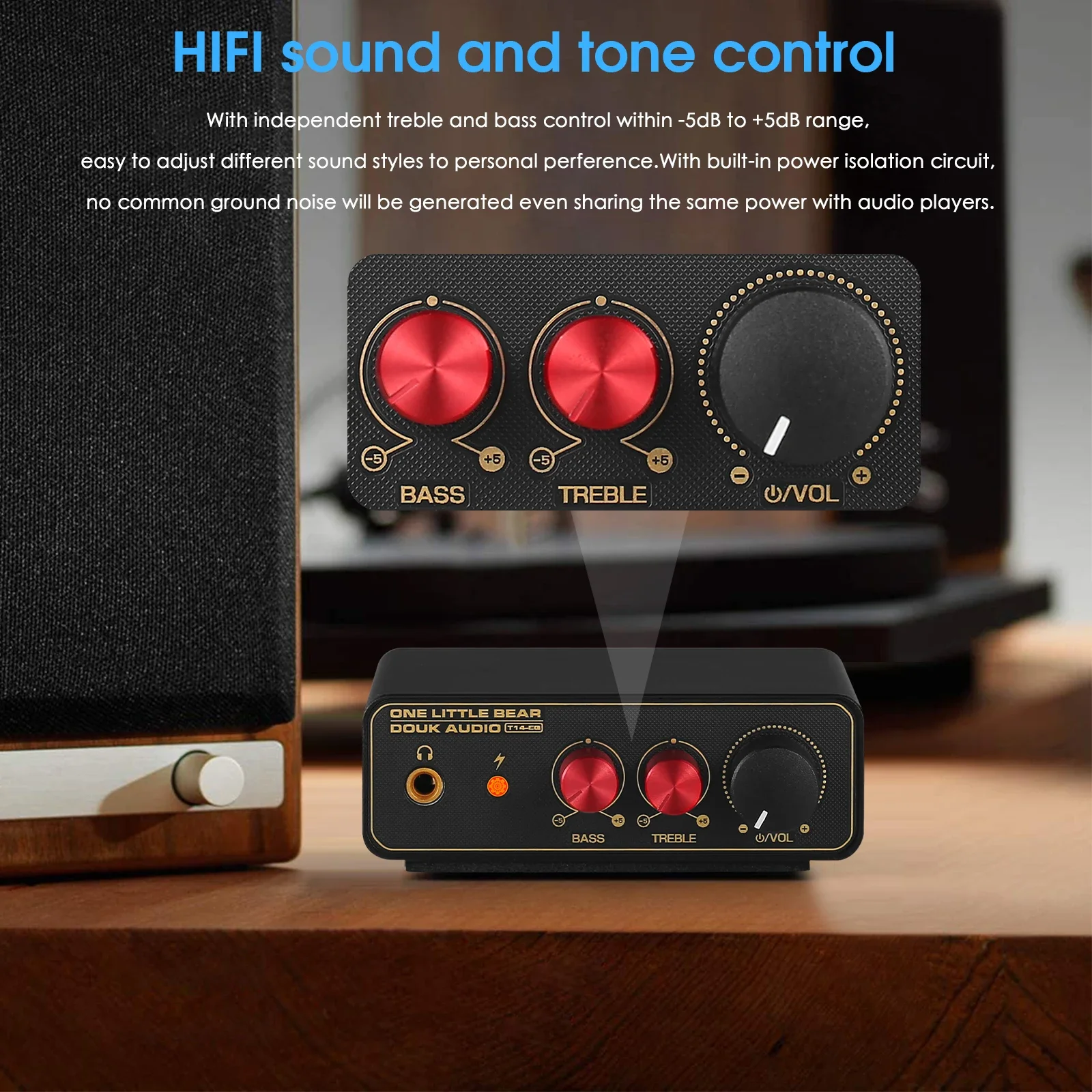 Douk T14-EQ Audio Stereo RIAA  - Passive Preamp ulasan dan harga