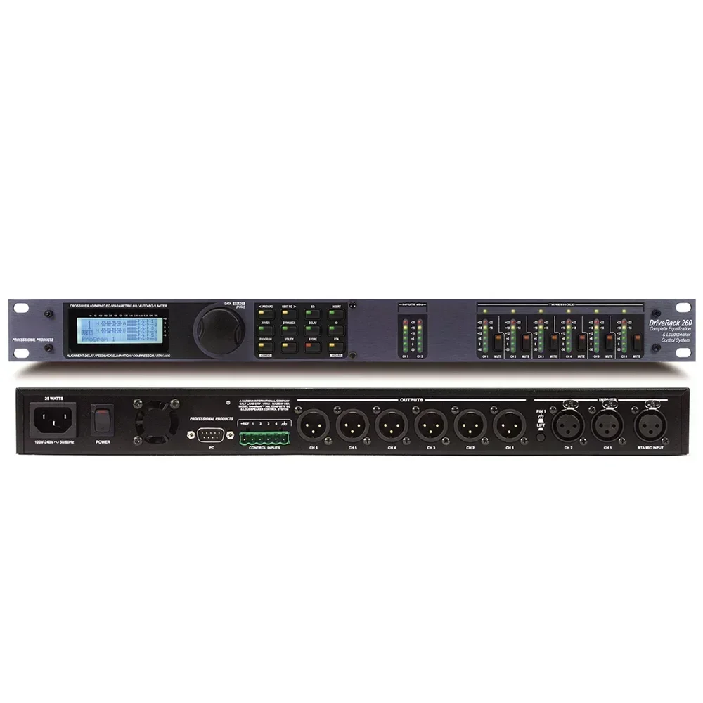 Prosesor Audio Digital Dbx260  - Speaker Crossover ulasan dan harga