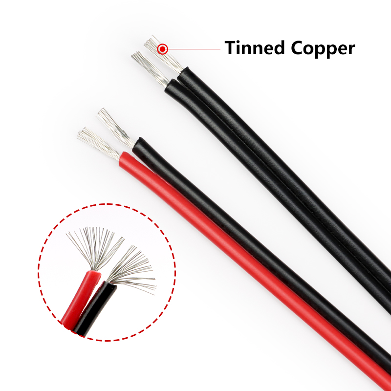 2 ~ 50M 2Pin Kabel Listrik 30  - Audio Jumper Wire ulasan dan harga