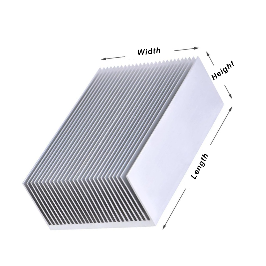 50x60x26mm — 300x60x26mm Heats - Heatsink Aluminum ulasan dan harga