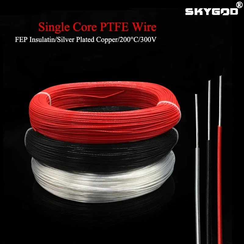 Kawat FEP, 2/5/10/20/50M inti  - Audio Jumper Wire ulasan dan harga