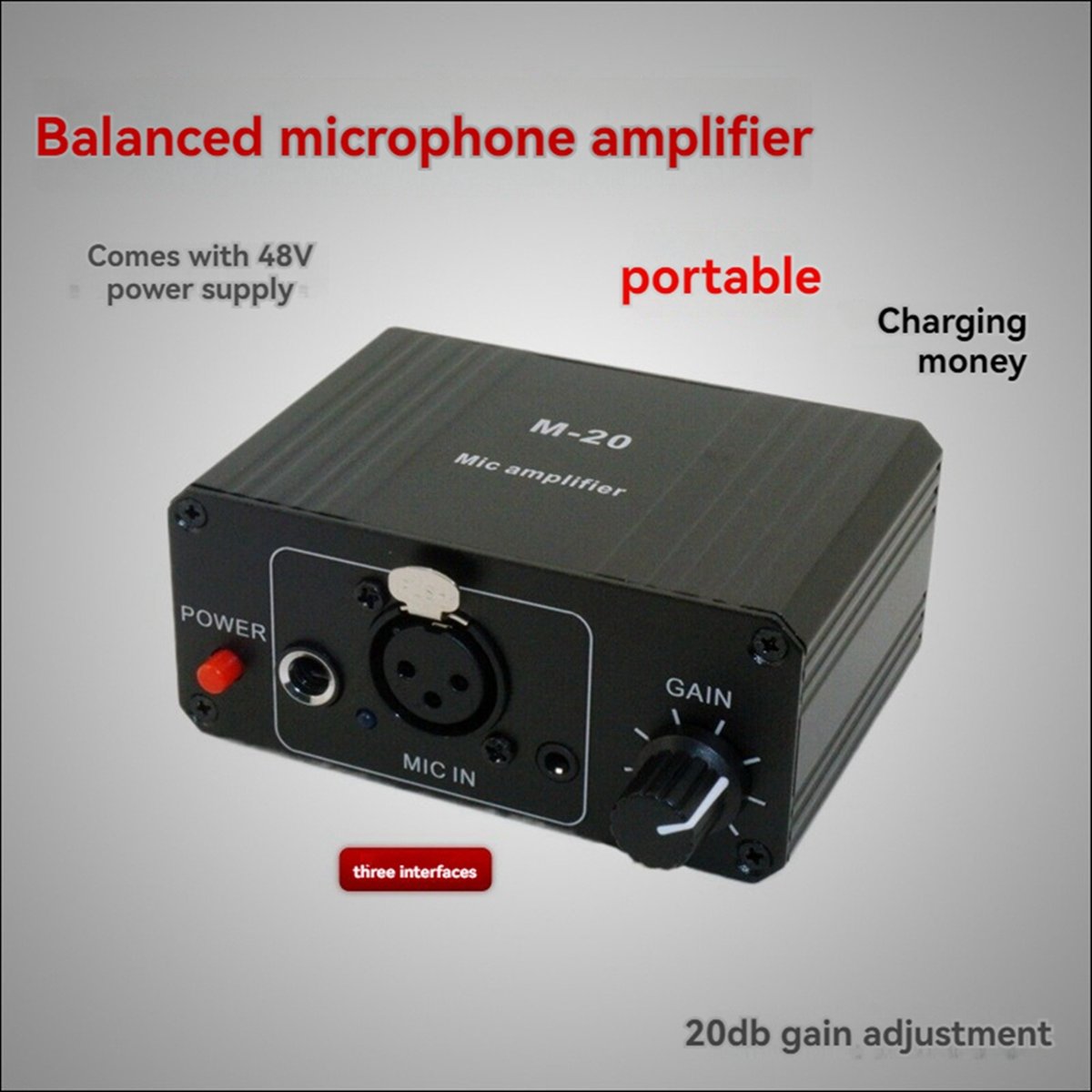 (BOFF) Mikrofon Dinamis Amplif - Microphone Capsule ulasan dan harga