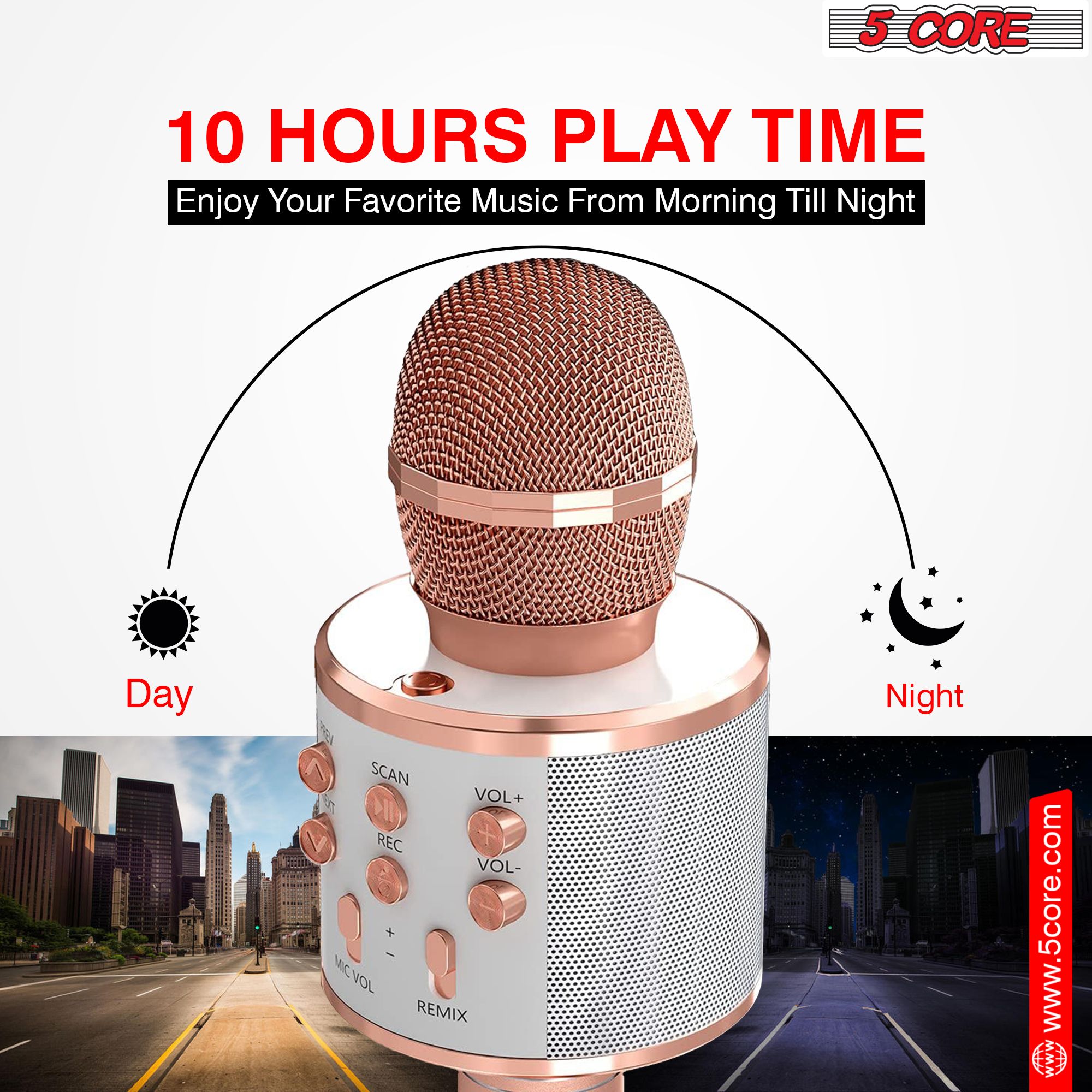 Mikrofon Karaoke Nirkabel Deng - Speaker Wire ulasan dan harga