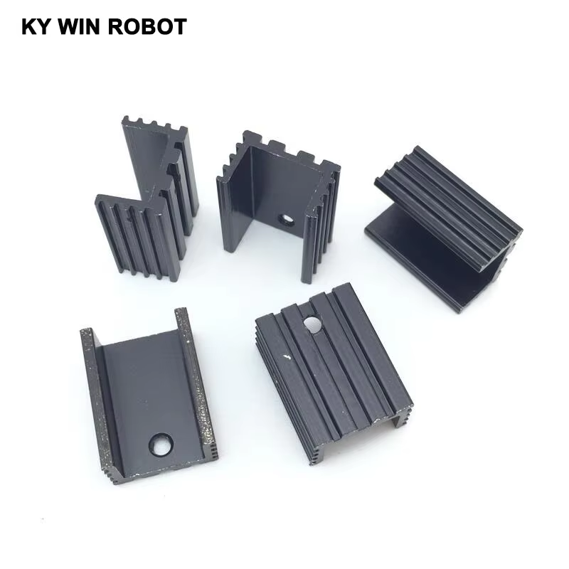 10 Buah Aluminium TO-220 Heats - Heatsink Aluminum ulasan dan harga
