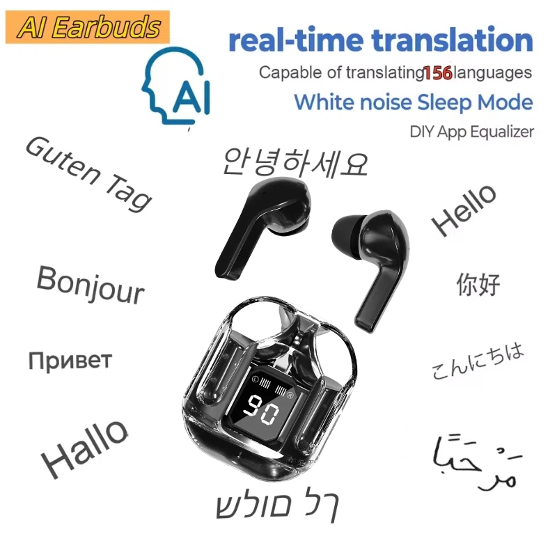 Earphone Bluetooth AI Translat - Full Range Speaker ulasan dan harga