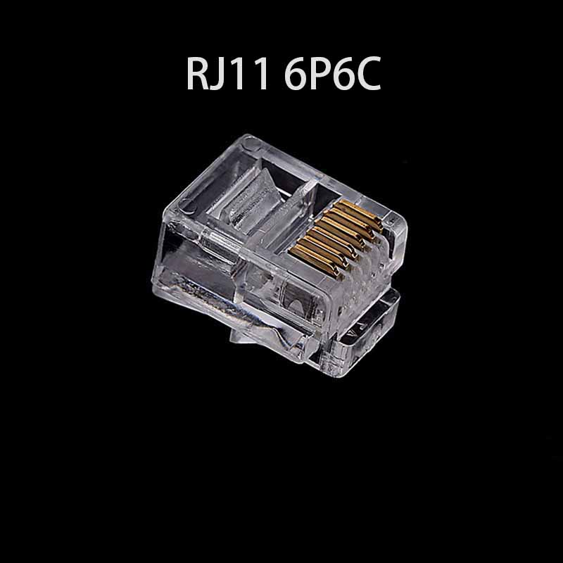 20/50/100 Buah RJ11 6P2C 6P4C  - Rj45 Jack ulasan dan harga