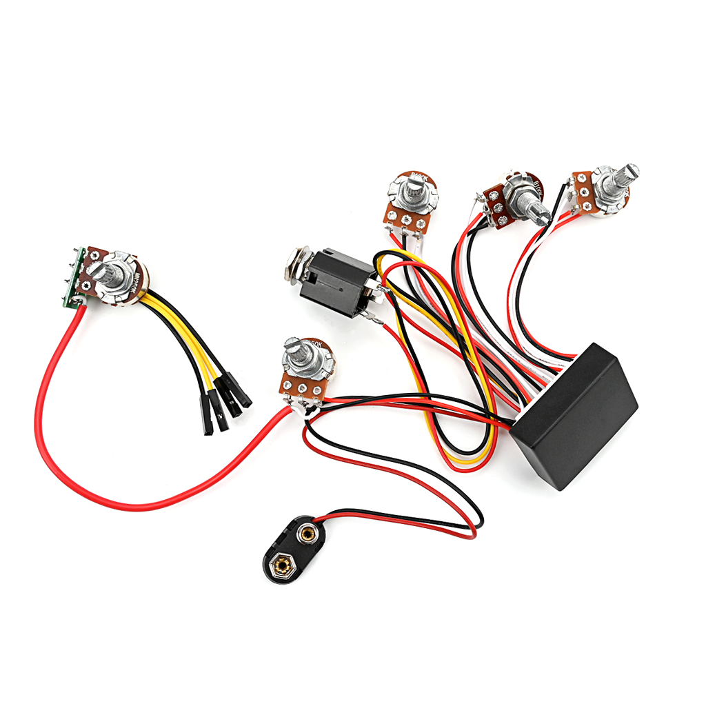 Pra-kabel 3 Band aktif Bass si - Passive Preamp ulasan dan harga