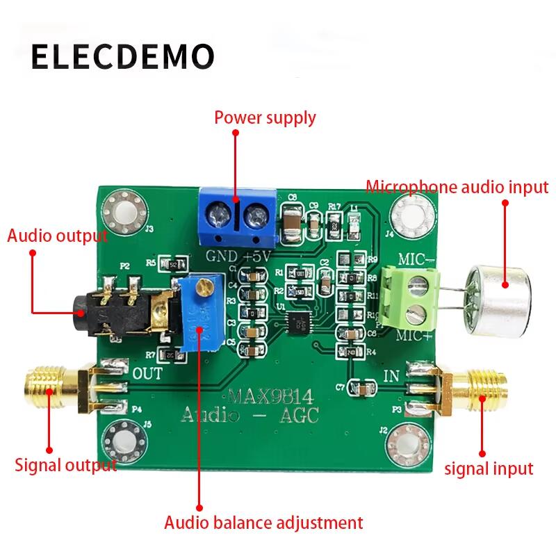 Modul Amplifier AGC Mikrofon E - Audio Amplifier Board ulasan dan harga