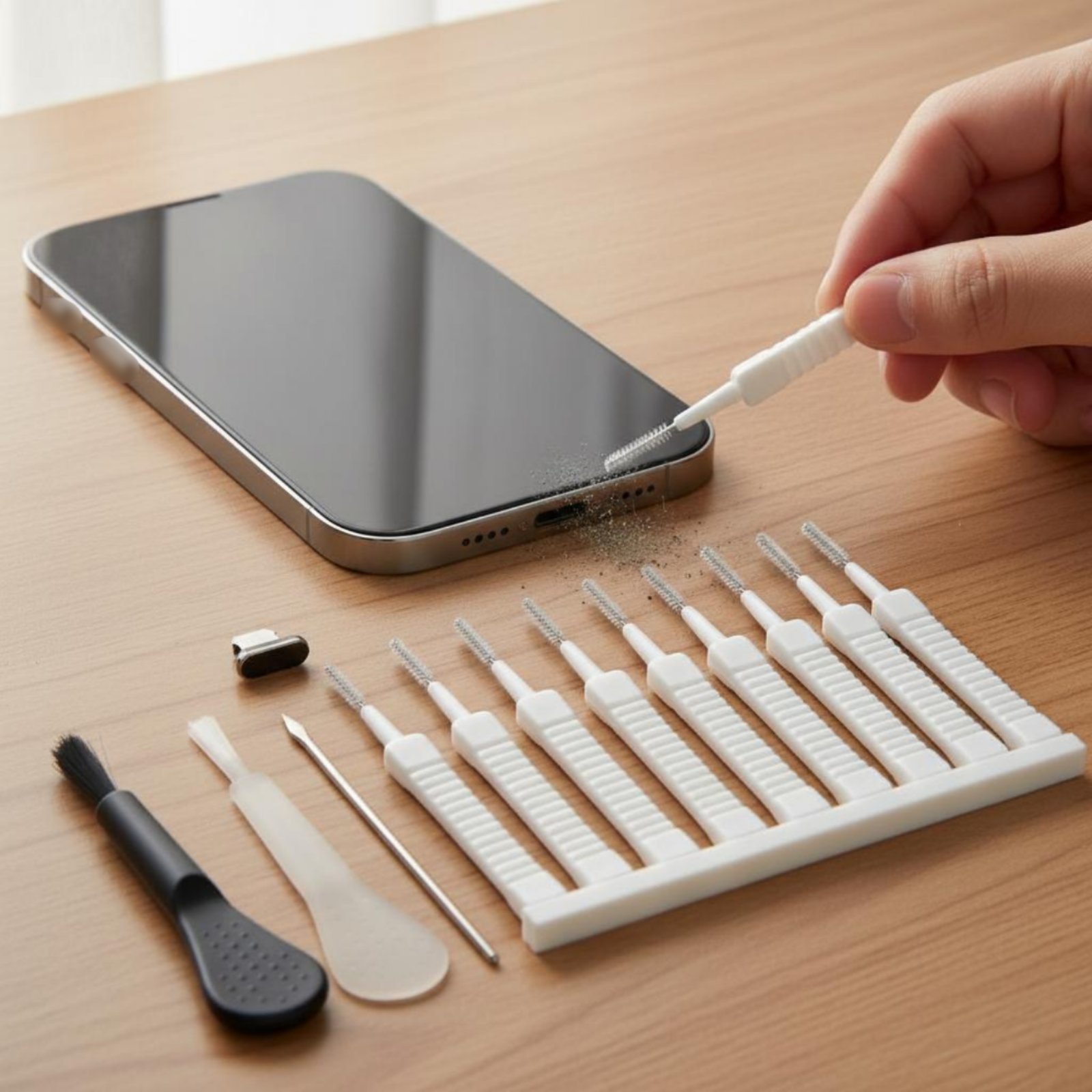 12 Pcs Kit Pembersih Port Peng - Speaker Kit ulasan dan harga