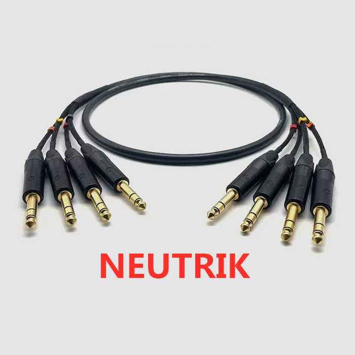 1 meter 11 NEUTRIK 6.35mm TRS  - Trs Cable ulasan dan harga