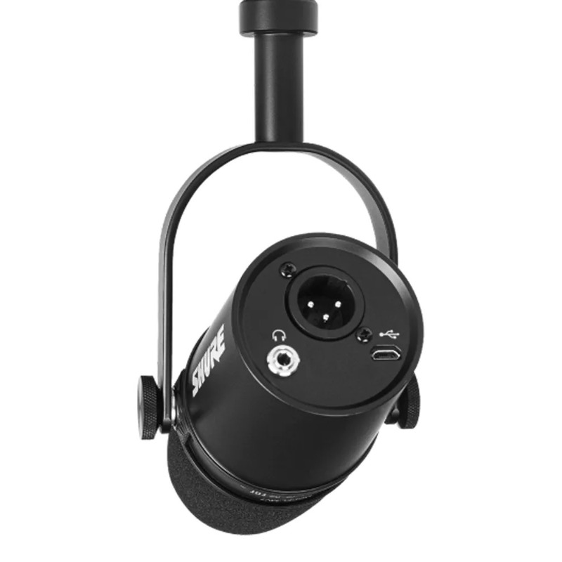 Mikrofon Dinamis Shure MV7 Hyb - Usb Sound Card ulasan dan harga