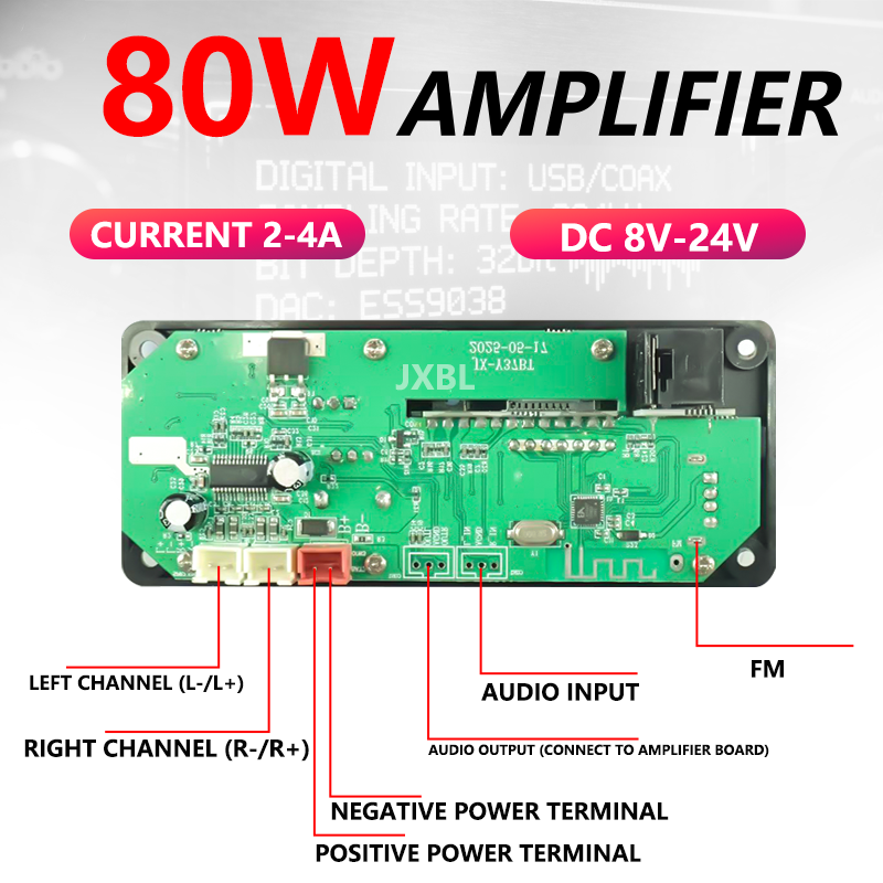Papan Dekoder MP3 Bluetooth 5. - Dac Board ulasan dan harga