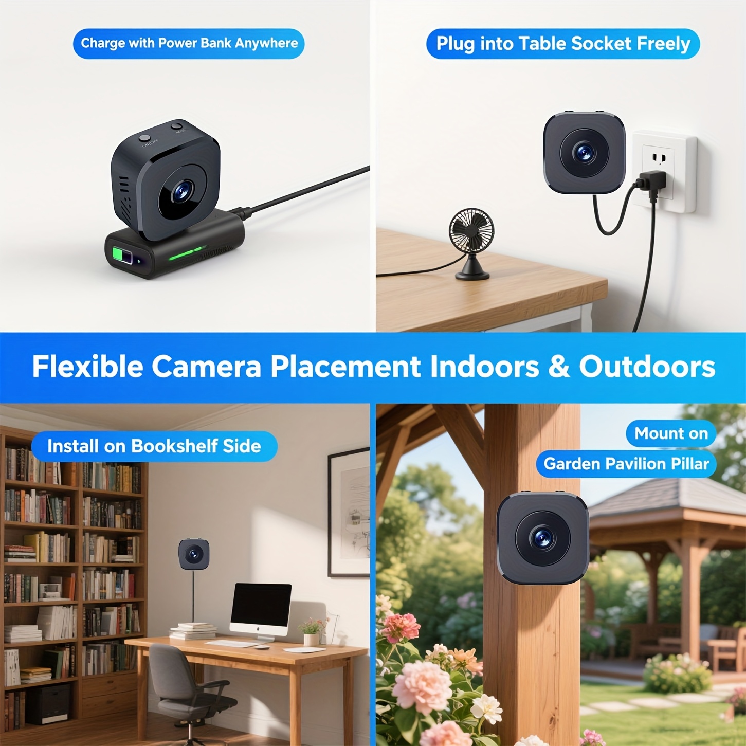Kamera WiFi Mini HD 1080P Peng - Usb Sound Card ulasan dan harga