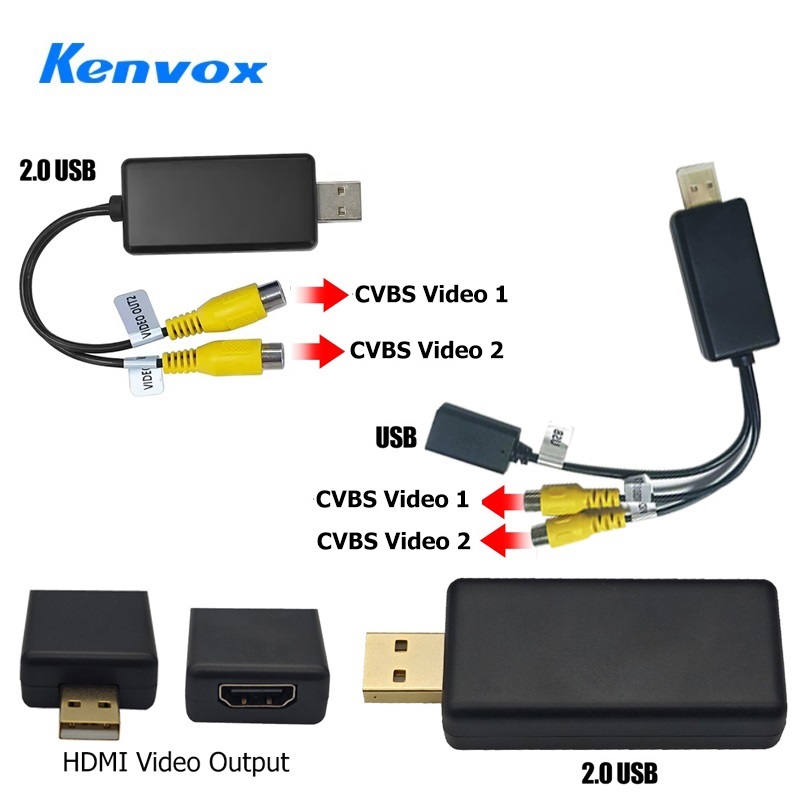 Kabel Kenvox Android Usb Video - Audio Cable Rca ulasan dan harga