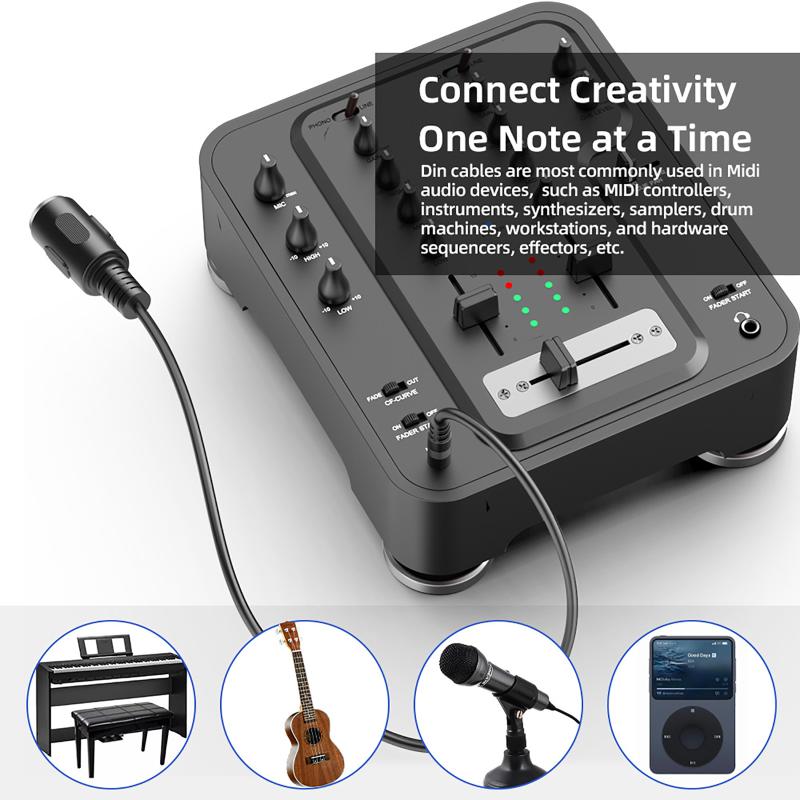 Kabel Konverter MIDI Din 5 Ke  - Trs Cable ulasan dan harga