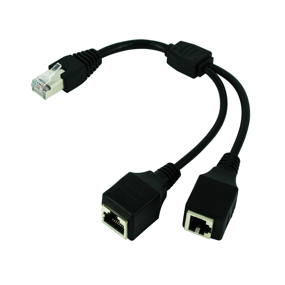 RJ45 1 laki-laki ke 2 perempua - Rj45 Jack ulasan dan harga