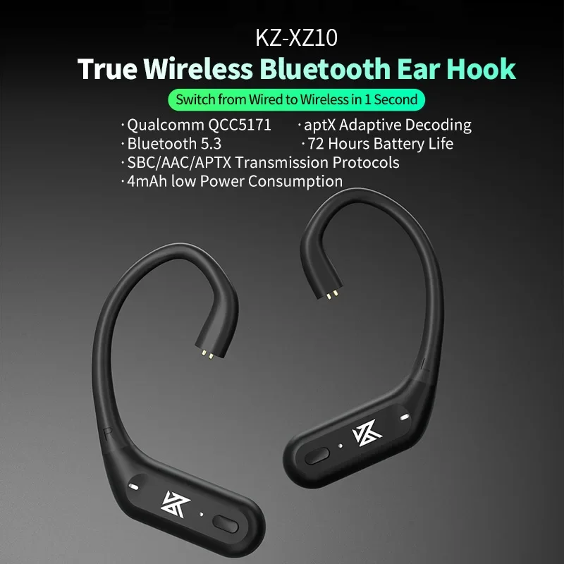 KZ XZ10 Earphone Bluetooth 5.3 - Headphone Parts ulasan dan harga