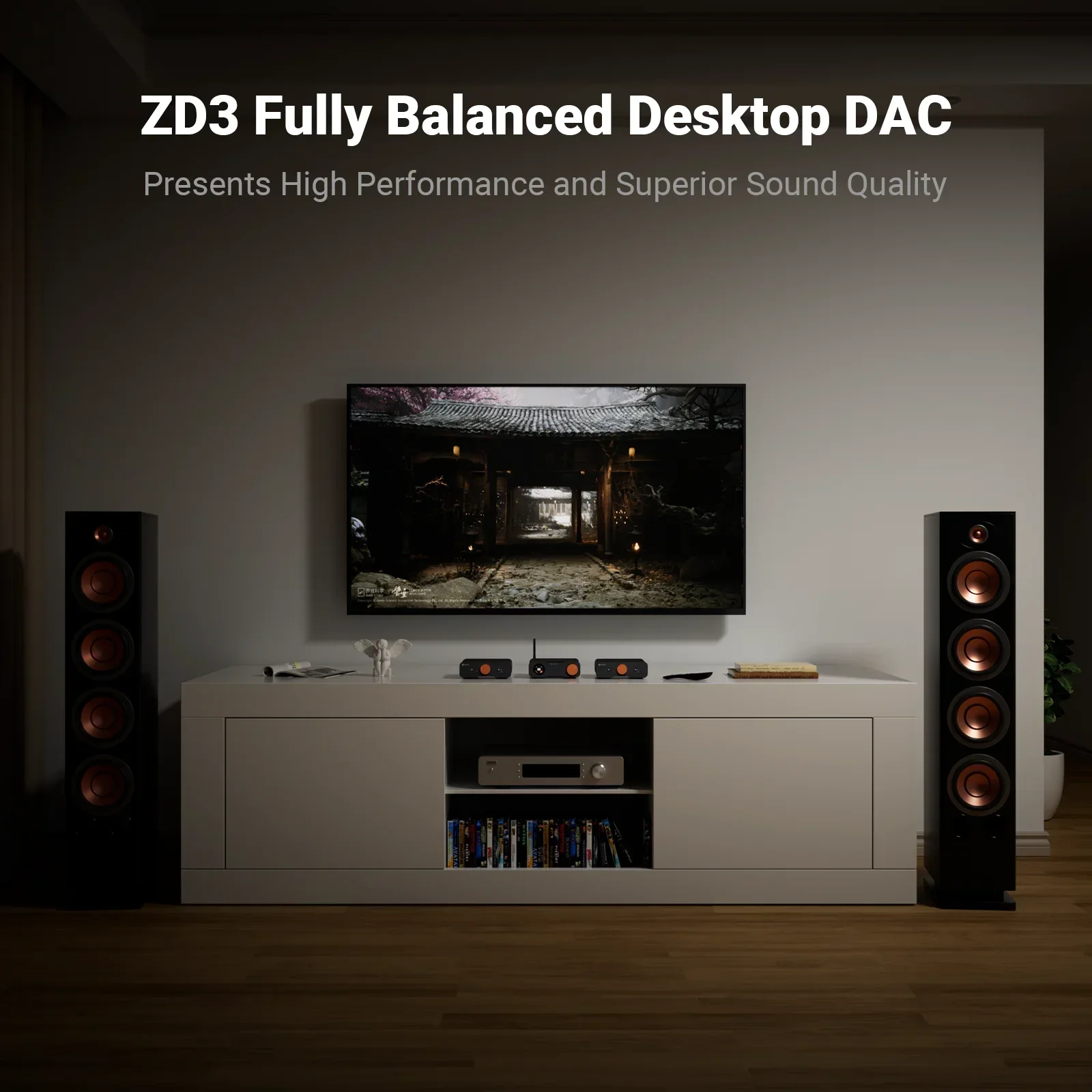 Fosi Audio ZD3 Blue Fully Bala - Audio Dac ulasan dan harga