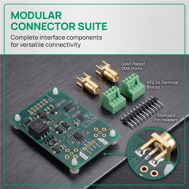 Antarmuka ABMH-PMOD untuk DAC8 - Dac Board ulasan dan harga