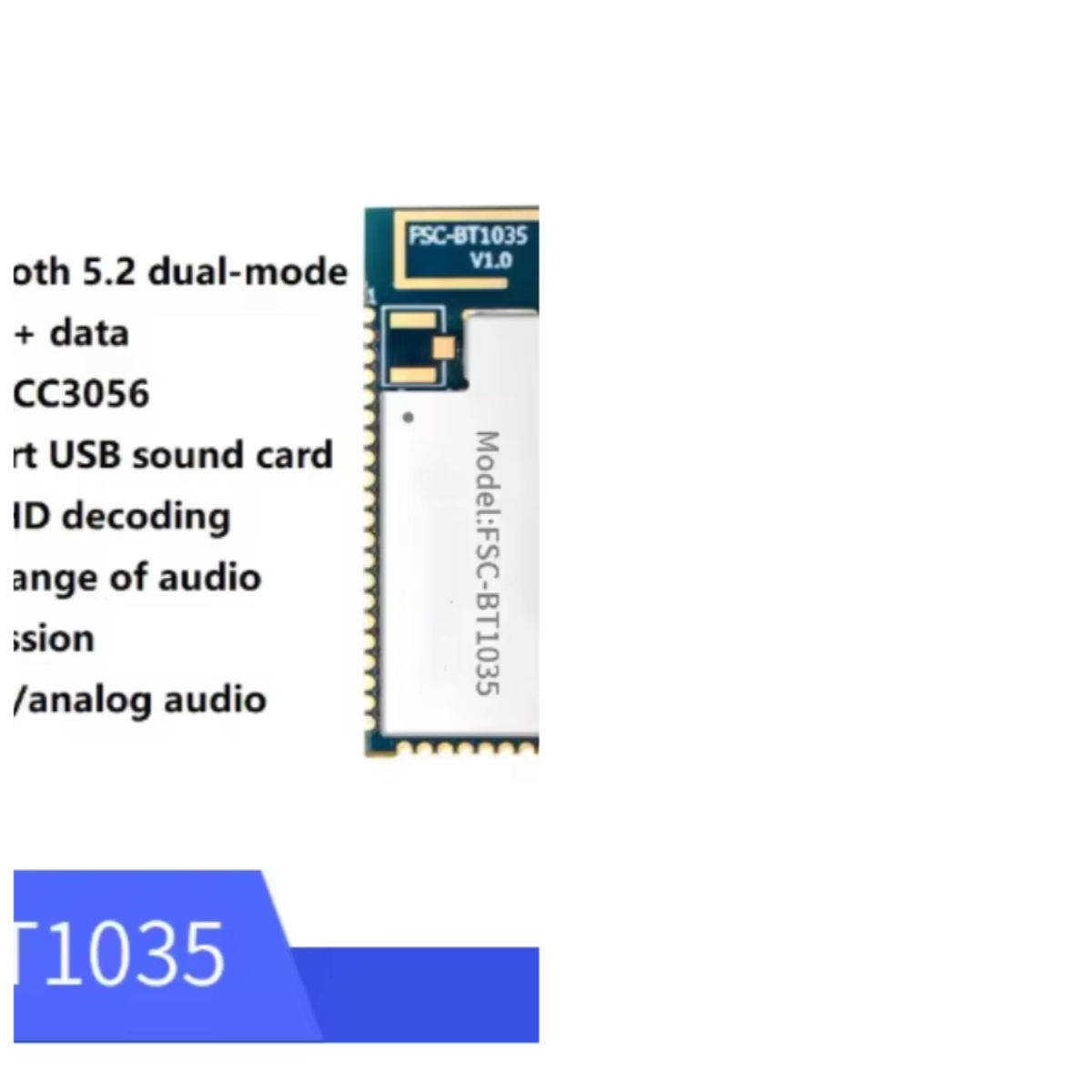 Modul FSC-BT1035 dengan chip Q - Usb Sound Card ulasan dan harga