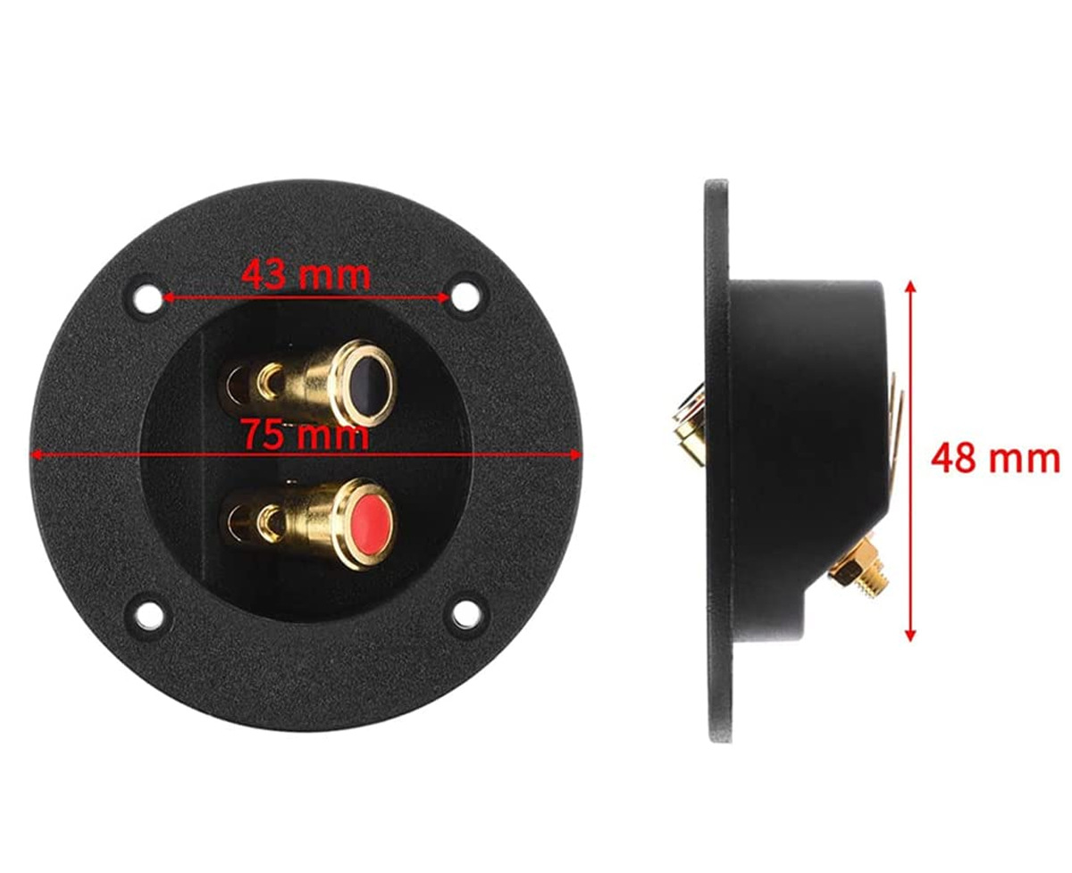 Panel Pemasangan Bulat Termina - Speaker Crossover ulasan dan harga