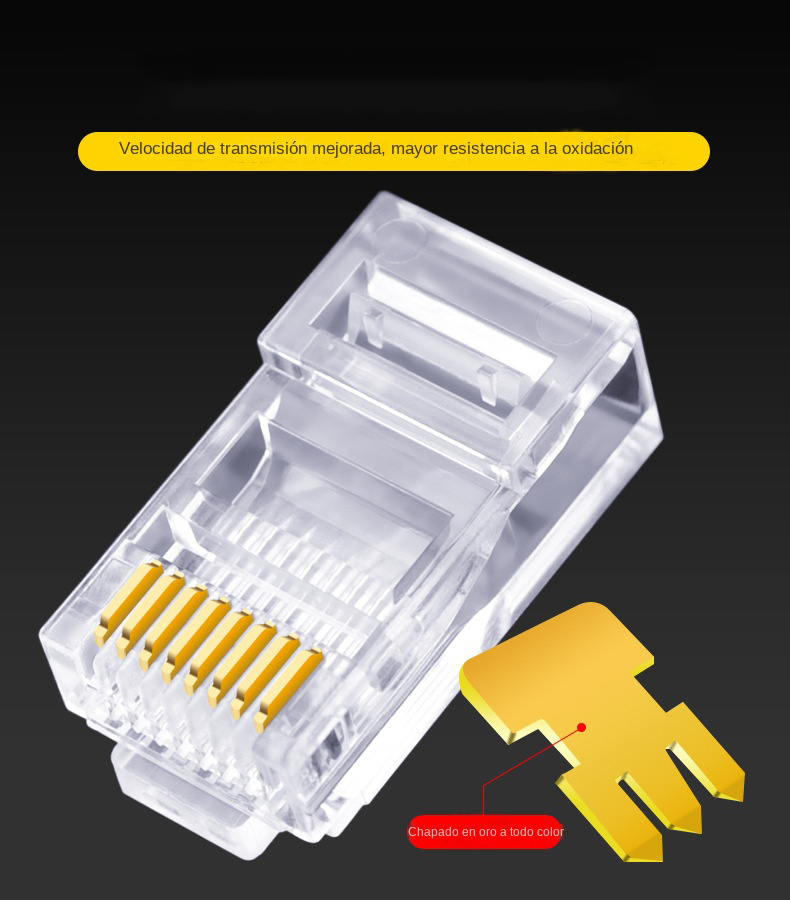 100 Buah Cat6 Cat6e CAT5e RJ45 - Rj45 Jack ulasan dan harga