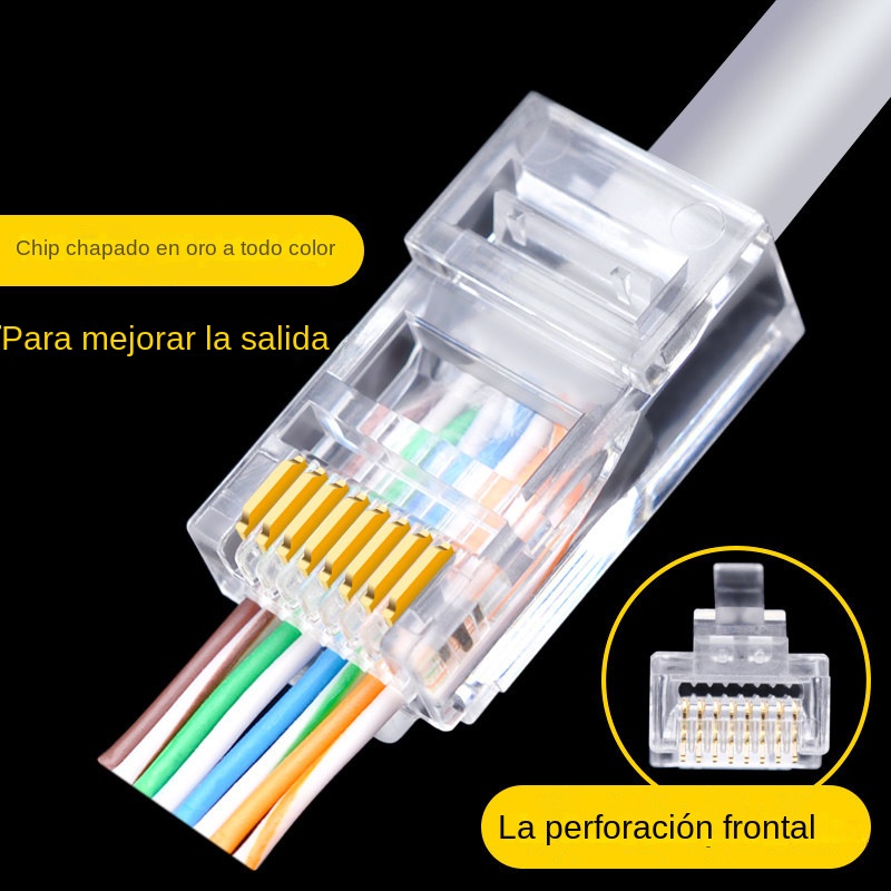 100pcs RJ45 Cat6 Cat5e Konekto - Rj45 Jack ulasan dan harga