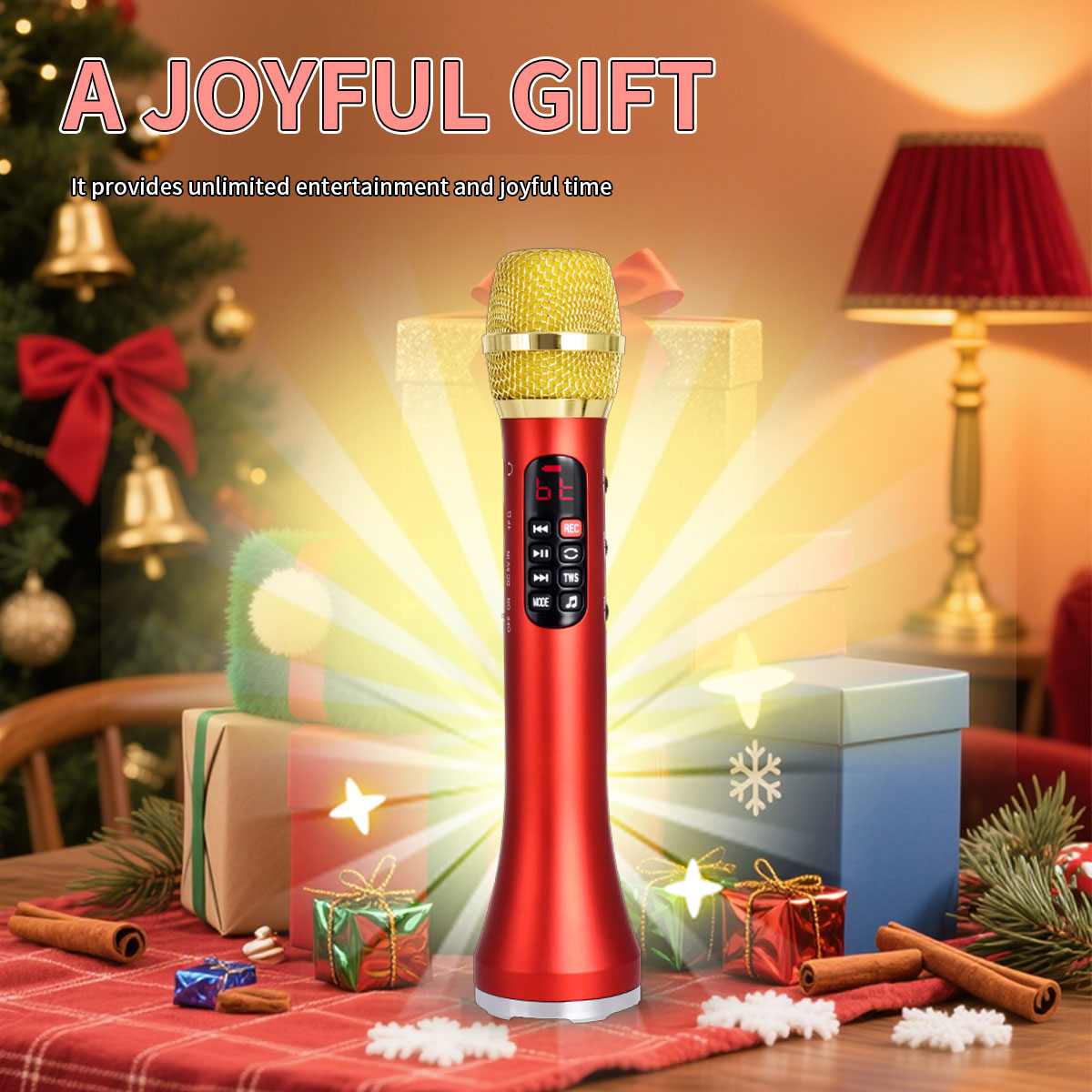 1 Buah Mikrofon Karaoke 28Cm 2 - Speaker Kit ulasan dan harga