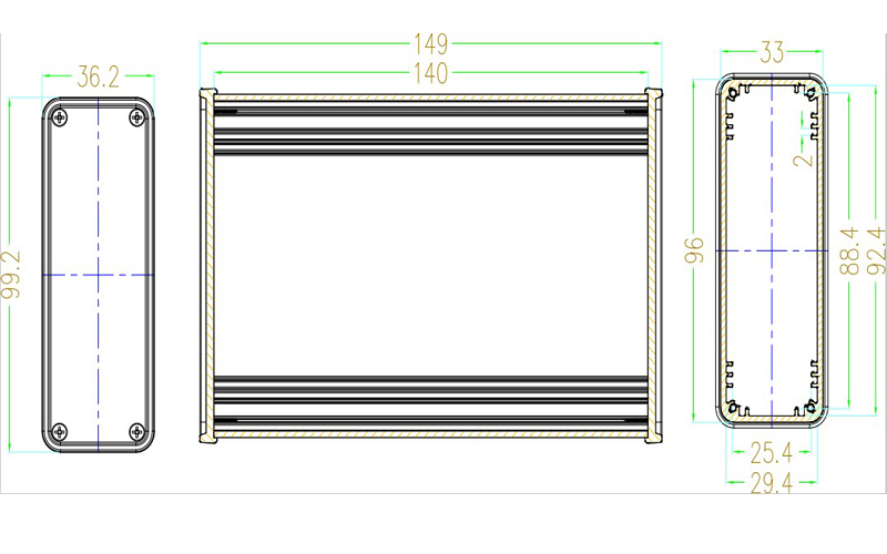 Kotak Aluminium untuk Elektron - Speaker Enclosure ulasan dan harga