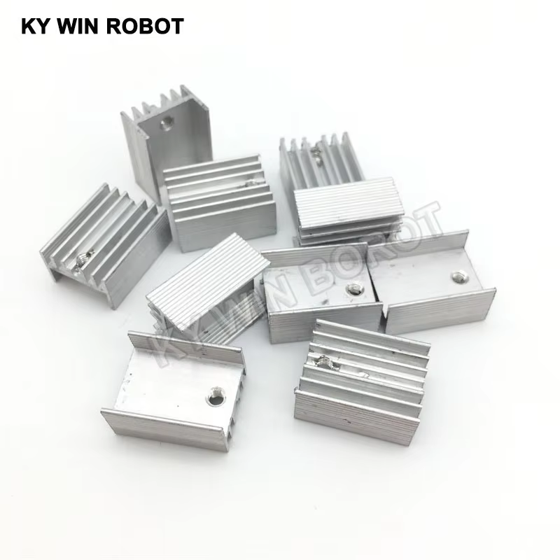 10 Buah Aluminium TO-220 Heats - Heatsink Aluminum ulasan dan harga